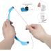 Eyebrow Mapping Tool Simple Adjustable Eyebrow Ruler Set Foldable for Salon (Blue) - Buy Online on GoSupps.com