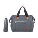 SONARIN Baby Nappy Changing Bag with Insulated Pocket Satchel Waterproof Large Capacity Stylish and Durable Dark Gray