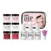 Magnet Gel Nail Polish Dip Powder Nail Kit Nude Pink Glitter 6 Colors Acrylic Dipping Powder System Kit For French Nail Manicure Nail Art Set 10ml Glitter Gel (A One Size) One Size A