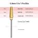 MelodySusie 5-in-1 Carbide Tungsten Nail Drill Bits Set - Professional Manicure Pedicure Tools with Mixed Sizes - Gold Series for Cuticle Gel Polishing - 3/32'' Shank - Buy Online on GoSupps.com