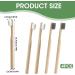 4-Piece Nano Bamboo Toothbrush Set - BPA-Free Extra Soft Bristles Vegan & Eco-Friendly for Sensitive Gums - Travel & Home Use (2 Black 2 White) - Buy Online on GoSupps.com