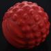 Hclzoe PU Foam Shock Fascia Ball - Red Muscle Relaxation & Fitness Massage Ball - Waterproof & Easy to Clean Healthcare Solution - Buy Online on GoSupps.com