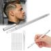 Shaving pen for hair professional hair engraving pen kit DIY hair razor blades pen stainless steel beard shaving shaving shaving apparatus for hair design eyebrows shaped beards styling tool (02)