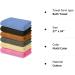 QUBA LINEN Bamboo Cotton Bath Towels 27x54inch - 6 Pack Ultra Absorbent Shower Towels - Light Weight for Bathroom (Multi Color) - Buy Online on GoSupps.com