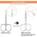 THRAU Extra Fine Cuticle Scissors for Manicure and Pedicure - Curved Blade with Precise Pointed Tip for Nail, Eyebrow, Eyelash, and Skin Grooming - Buy Online on GoSupps.com