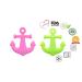 Yummy Baby Silicone Bite Ring & Training Toothbrush | FDA Approved BPA Free | Soft Pacifier Teething Toy - Green Anchor - Buy Online on GoSupps.com