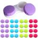 MorTime 16 Pack Contact Lens Case Box, Mini Contact Lens Case, Colorful Bulk Box Holder Container, Contact Lens Case Set