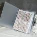 Nail Art Sticker Storage Book Collecting Album 80 Slots Empty Storage Holder Binder Book Plastic Nail Stenicls Organizer Easy Photo Album Manicure Nail Art Tools 1pack