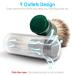 Travel Shaving Brush Case & Holder Stand by Enerfort - Adjustable Height, White - Compatible with Most Shaving Brushes (Brush not Included) - Buy Online on GoSupps.com