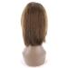 SHIYID Mixed Brown Straight Short Human Hair Wig - Side Part Style for Women | Non-Human Hair Option - Buy Online on GoSupps.com