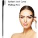 2 Pcs Folding Eyebrow & Eyelash Comb Set - Portable Makeup Tool for Women | Durable Lash Separator & Grooming Brush with Handle - Buy Online on GoSupps.com