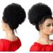Hair Bun Shaggy Curly Ponytail Hair Extensions Afro with Drawstring Hair Comb Ponytail Bun Wig Hair Pieces for Black Women Hair Extension Hair Piece (Color : B Size : 6inch 50g) 6inch 50g B - Buy Online on GoSupps.com