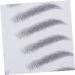 Housoutil 2pcs 3d Eyebrow Stickers Natural Eyebrow Stickers Imitation Eyebrow Tool Eyebrow Trimming 6d - Buy Online on GoSupps.com