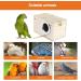 Nesting Box Cage for Parakeets, Budgies, and Small Birds - Coconut Fiber Wood Breeding House with Perch - Ideal for Finch, Canary, Cockatiel, Lovebird, Sparrow - Buy Online on GoSupps.com