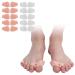 5 Pairs Soft Gel Toe Separator Spacers for Bunion Valgus Correction - Buy Online on GoSupps.com