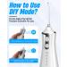 Portable Water Flosser - 4 Modes, Cordless, 5 Jet Tips, USB Rechargeable - Dental Teeth Cleaner for Home & Travel - Buy Online on GoSupps.com
