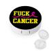 Fuck Breast Cancer1 Contact Lens Case Travel Portable Travel Contact Lens Box with Mirror