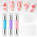 Fantexy Double Sided Nail Art Stamper Set with Stamping Plate & Scraper - Pink - Buy Online on GoSupps.com