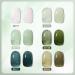 GAOY Jelly Green White Gel Nail Polish Set | 6 Transparent Colors for Salon Quality Manicures & DIY Nail Art at Home | Emerald Green Sheer Gel Kit - Buy Online on GoSupps.com