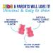 Kids Fiber Gummies - Daily Prebiotic Supplement for Digestive Health - Plant Based, GMO Free, Berry Flavor - 60 Count - Buy Online on GoSupps.com