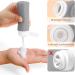 OPRET 12-Piece Silicone Travel Bottles Set - 100ml Leak-Proof Containers for Cosmetics & Liquids | Travel Essentials in Black White & Gray - Buy Online on GoSupps.com