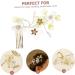 Beaupretty Bridal Headpieces manual bridesmaid New Chinese style Beautiful bride Metal womens headgear flower headpiece for women decoration Blossom Flower Decorations - Buy Online on GoSupps.com