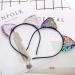 Yahemu Cat Ears Headband Set - Glitter Sequins Hair Accessories for Girls & Women | 4-Piece Party Decoration for Birthdays & Christmas - Buy Online on GoSupps.com