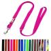 Dog leash double leash adjustable 2m / 2.40m / 2.80m / 3.50m / 5m large dogs 20mm/25mm (Lilac 25mm 2.00m) Lilac 25mm 2.00m