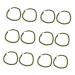 INOOMP 6 Pcs Cuff Elastic Trouser Leg Clips Bicycle Accessories Elastic Blousing Garters Elastic Boot Bands Elastic Rope Outdoor Tools Boots Rubber Bands Jungle Trouser Leg Strap Camping