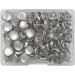 Pearl Snaps Fasteners Kit 10mm - Western Shirt Clothes Prong Ring Snaps in White - Buy Online on GoSupps.com