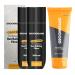 Hair Fibers x2 GROOMARANG Keratin Hair Building Fibers for Thinning Hair Instantly Conceals Thinning Areas for Fuller Thicker Hair for Men and Women 28g PLUS 200ml Performance Shampoo Black