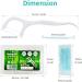 Yuede Dental Floss Sticks - 300 + 40 Disposable Interdental Flossers | Y-Shaped Design Toothpicks for Effective Dental Care - 6x50 + 40Pcs (White) - Buy Online on GoSupps.com
