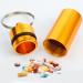 10 Pcs Waterproof Aluminum Pill Holders with Keychain - Portable Pill Case for Travel - Bantoye Multicolor Drug Containers - Buy Online on GoSupps.com