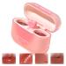 Moisturizing Lip Gloss, Shiny Lip Gloss,Double Matte Lip Clay | Earphone Case, Glossy Lip Tint, Lip Balm with Heart-Shaped Applicator, Long Lasting for S