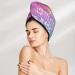 Buy Fun Rainbow Pink Microfiber Hair Towel - Super Absorbent Wrap for Women Quick Dry Hair Cap for Long Curly & Thick Hair - Buy Online on GoSupps.com