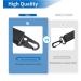 Belt Keepers with Tactical Gear Clip | Law Enforcement Nylon Duty Belt 2 Keepers with Key Holder | Police Black 5 Pcs - Buy Online on GoSupps.com