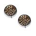 (Rough Leopard Printed) Round Pill Box 3 Compartment Pill Box Mini Decorative Pocket Purse Portable Travel Medicine Tablet Vitamin Holder Organizer Pill Case