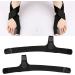 Bordstract Hallux Valgus Corrector - Adjustable Bunion Rail Orthopedic Toe Separator for Day & Night Comfort - Black (Left) - Buy Online on GoSupps.com