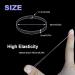 Shop Hanyousheng 500 PCs Mini Transparent Hair Ties - Elastic Bands for Kids Dreadlocks & Ponytails - Fast International Shipping - Buy Online on GoSupps.com