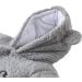 JiAmy Baby Hooded Romper Winter Jumpsuit Flannel Outfit | Gray 9-12 Months - Buy Online on GoSupps.com