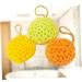 6 Pcs Bath Balls - Honeycomb Shower Balls for Luxurious Bubble Baths | International Shipping - Buy Online on GoSupps.com