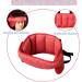 KAKIBLIN Adjustable Toddler Car Seat Head Support Band - Red | Safety Carseat Straps Cover for Neck Relief - Buy Online on GoSupps.com