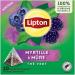 Lipton Th Vert Aromatis Infusion Froid ou Chaud Go t Myrtille & Mure Bien Etre Ingr dients d'Origine 100% Naturelle 240 Sachets Pyramid - Buy Online on GoSupps.com