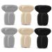 6 Pairs high Heels Half Size pad Reusable Heel Insert Pads Liner Heel Pads Inserts Back of Heel Protectors Shoe Insoles Stickers Upholstered do not Follow Miss Adhesive Assorted Color 2 14.3X8.8CM