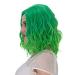BGHJUE Green Short Curly Wig - Stylish Lightweight & Comfortable | International Shipping Available - Buy Online on GoSupps.com