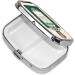 Metal 2 Compartment Pill Organizer | Travel-Friendly Cute Pill Case for Vitamins & Supplements | Compact Portable Pill Box (Green Bottle - Buy Online on GoSupps.com