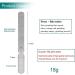 VOGARB Professional Nail Files For Natural Hard/Thick Nails with Case 4.6'' Double Sided 180 Diamond Grits Metal Stainless Steel No Slip Handle Easily Grinding Finger Toe Salon Home Travel (1 Pack(A)) - Buy Online on GoSupps.com