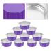 Minkissy 10-Piece Wax Melting Shell & Aluminum Film Wax Warmer Storage Kits for Men & Women - Purple - Buy Online on GoSupps.com