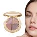 Amesor Eyeshadow Palette | Makeup Palette 4 in 1 Blush and Highlighter Bright Long Hold for Travel Face Girls Teens Women Adult