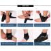 Adjustable Ankle Brace for Men & Women - Plantar Fasciitis Support & Pain Relief - Optimal Arch Strap Wraps for Sprained Ankle & Achilles Tendonitis (Black Right - Buy Online on GoSupps.com
